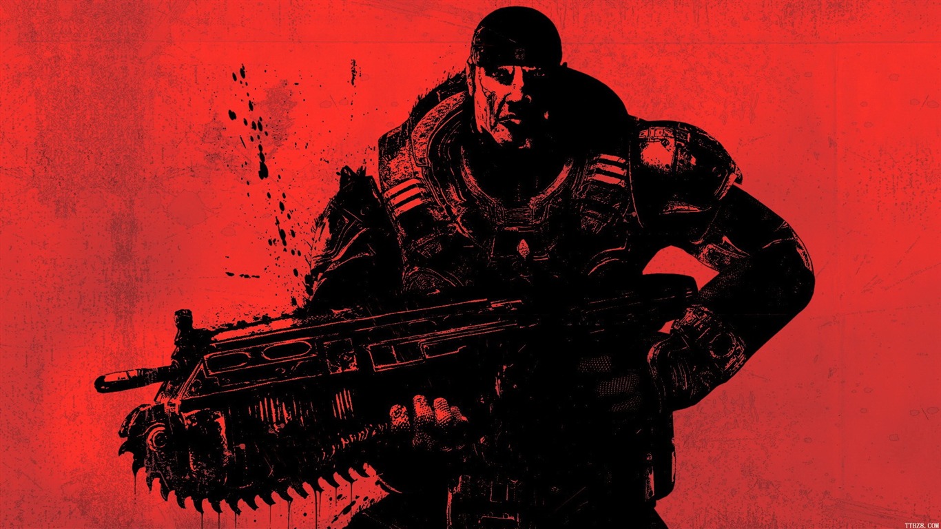 Gears Of War 2 戰爭機器2 高清壁紙(一) #13 - 1366x768