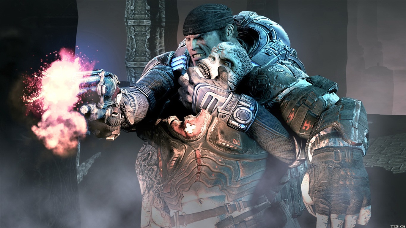 Gears of War 2 HD tapetu (1) #14 - 1366x768