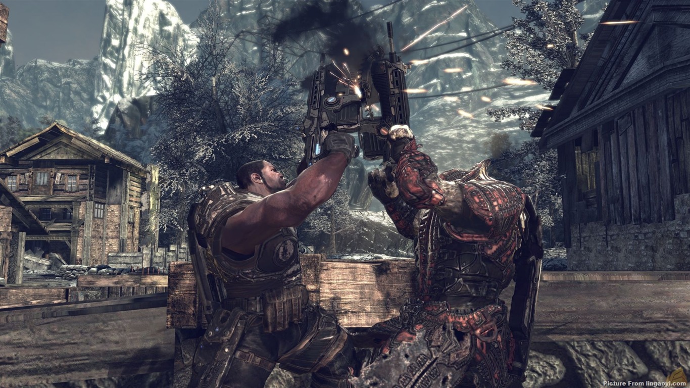 Gears Of War 2 战争机器 2 高清壁纸(一)17 - 1366x768