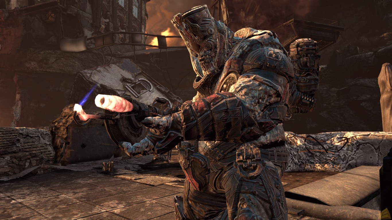 Gears Of War 2 HD wallpaper (1) #22 - 1366x768