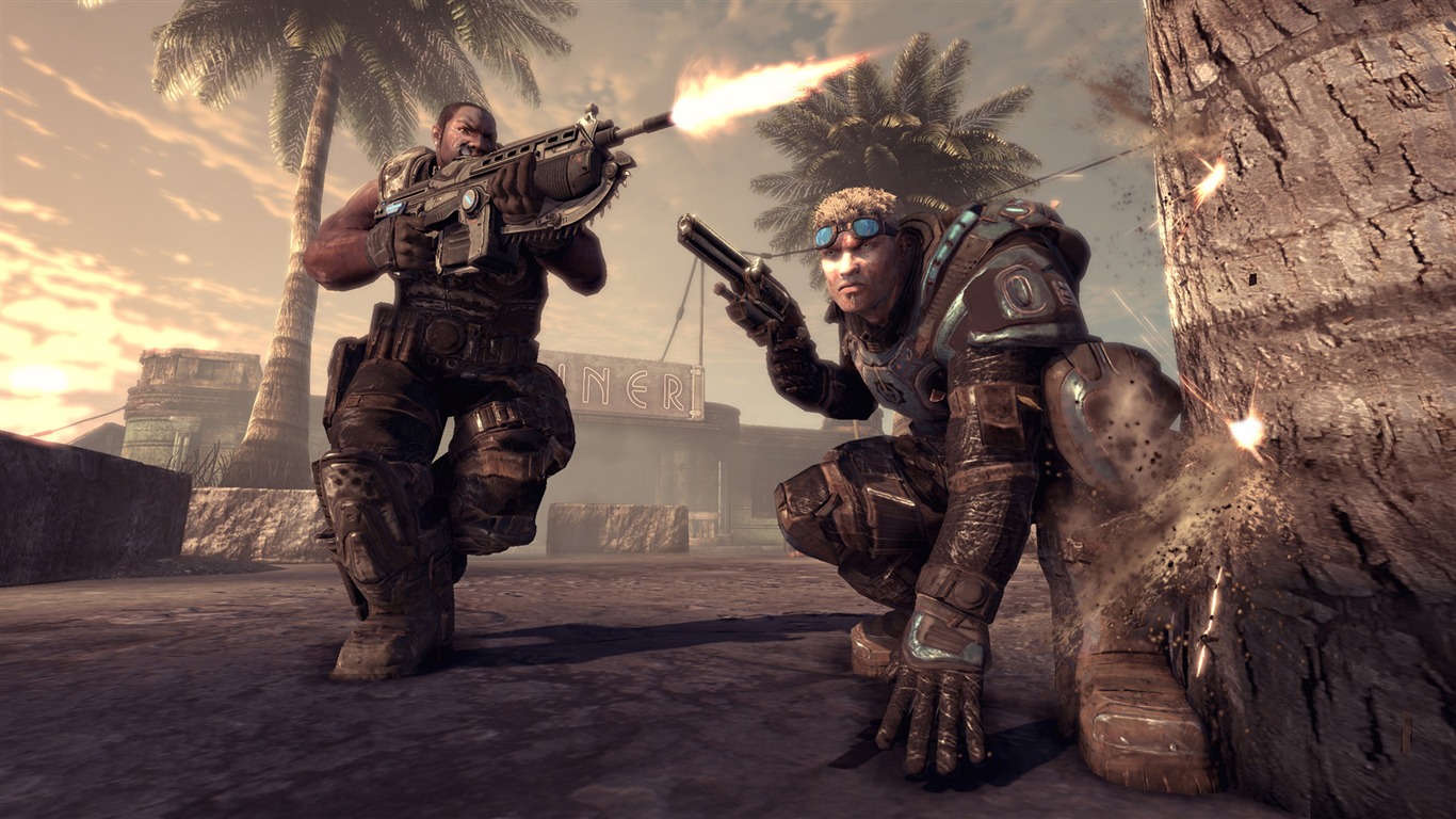 Gears Of War 2 战争机器 2 高清壁纸(一)27 - 1366x768