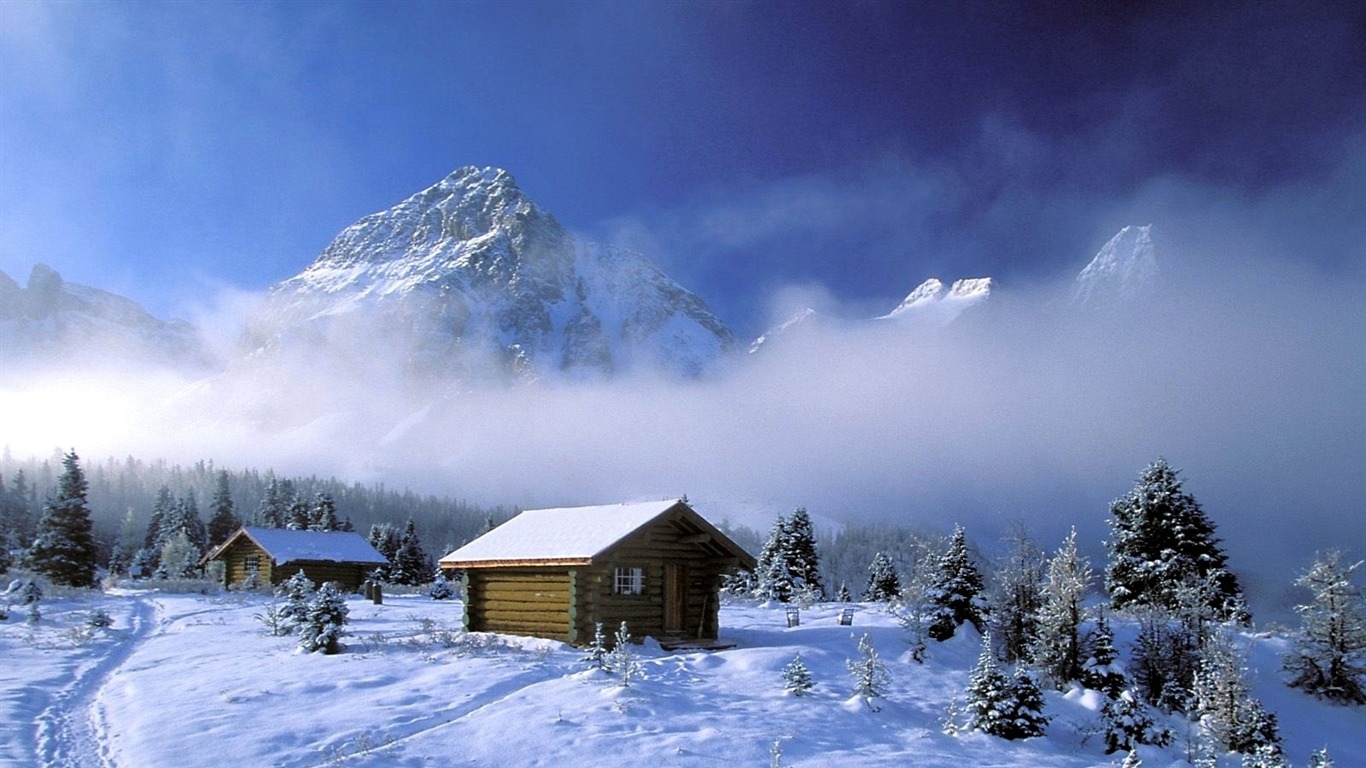 雪山雪景合集 壁紙(二) #1 - 1366x768