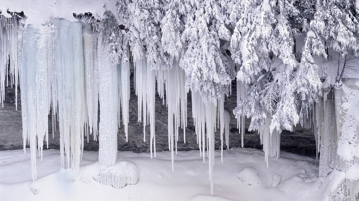 雪山雪景合集 壁紙(二) #3 - 1366x768