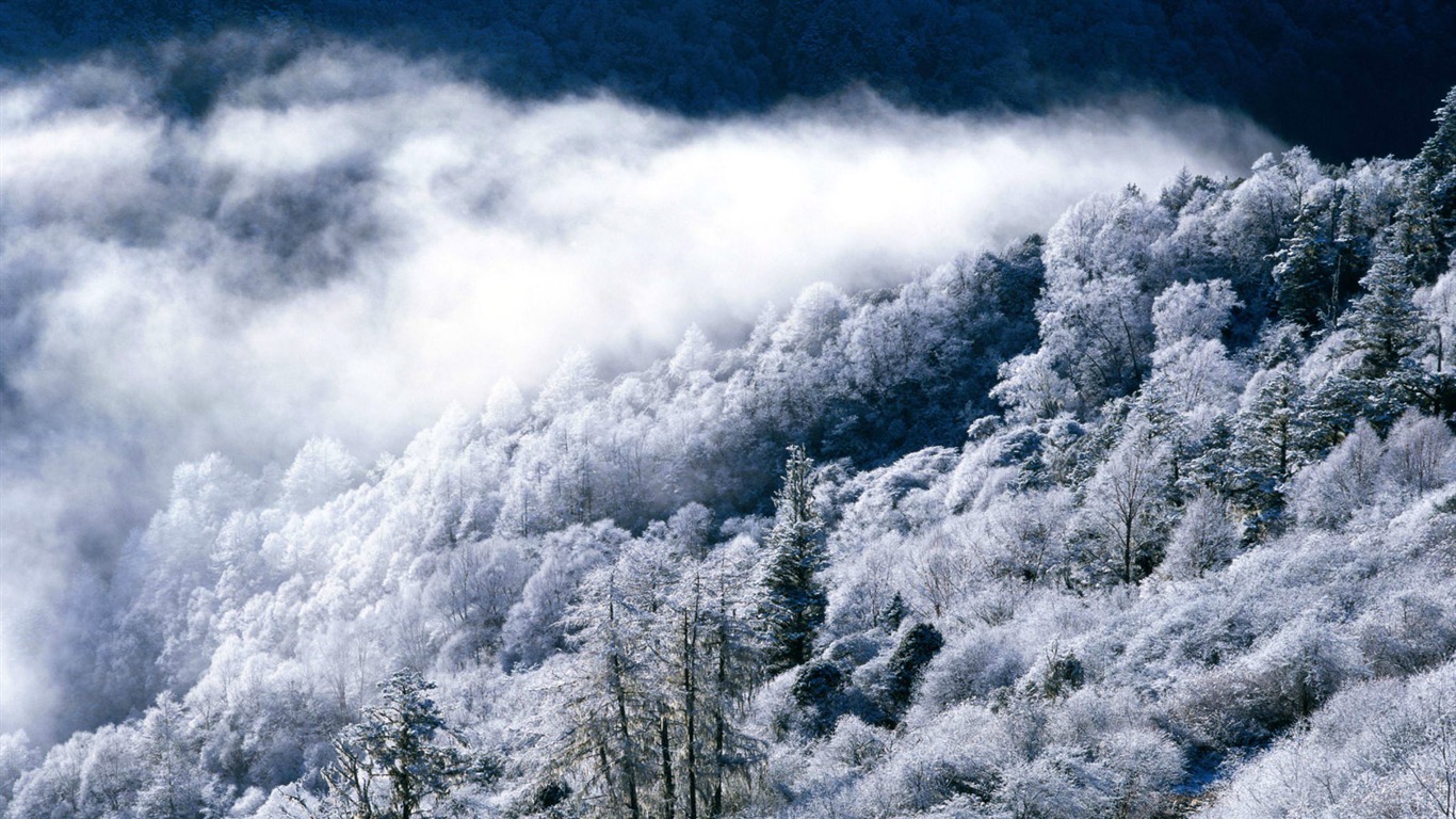 雪山雪景合集 壁紙(二) #7 - 1366x768