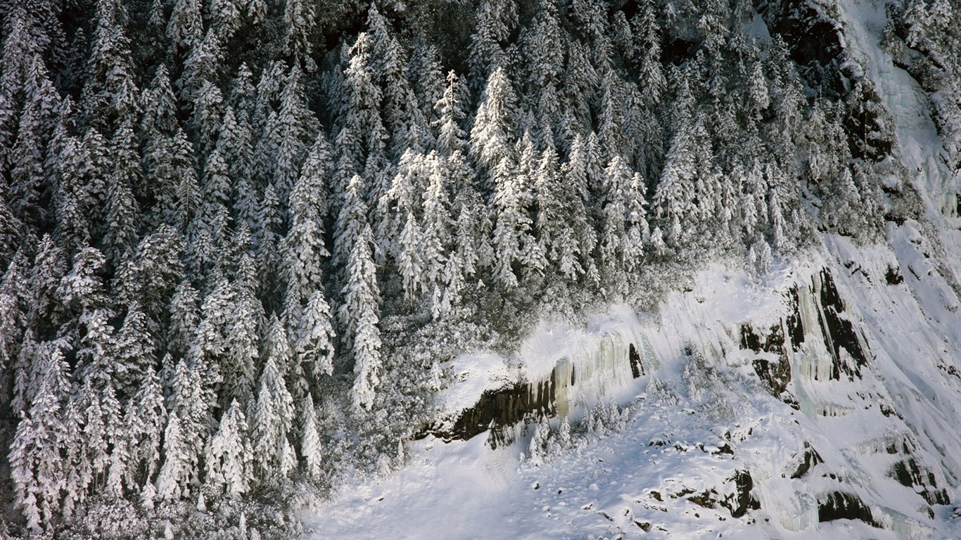 雪山雪景合集 壁紙(二) #8 - 1366x768