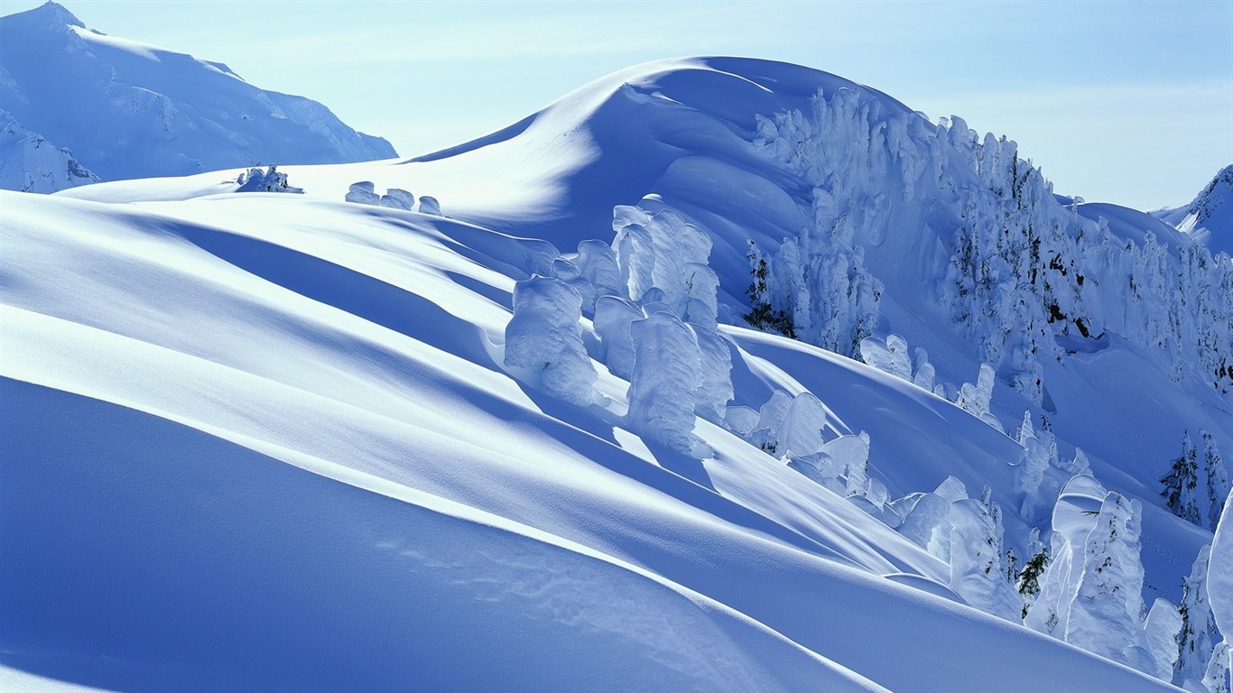 Snow wallpaper collection (2) #11 - 1366x768