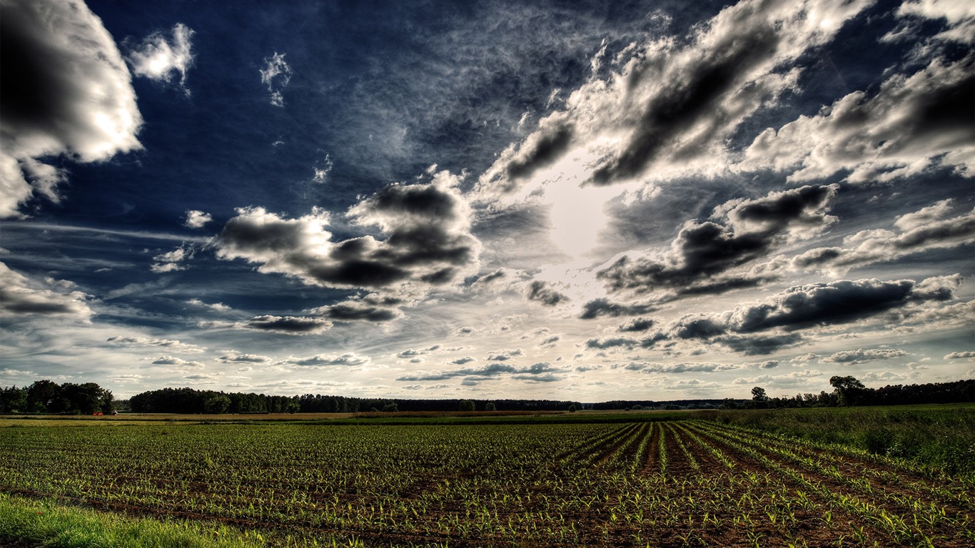 Wunderschön gerenderten Landschaften Wallpaper (6) #2 - 1366x768