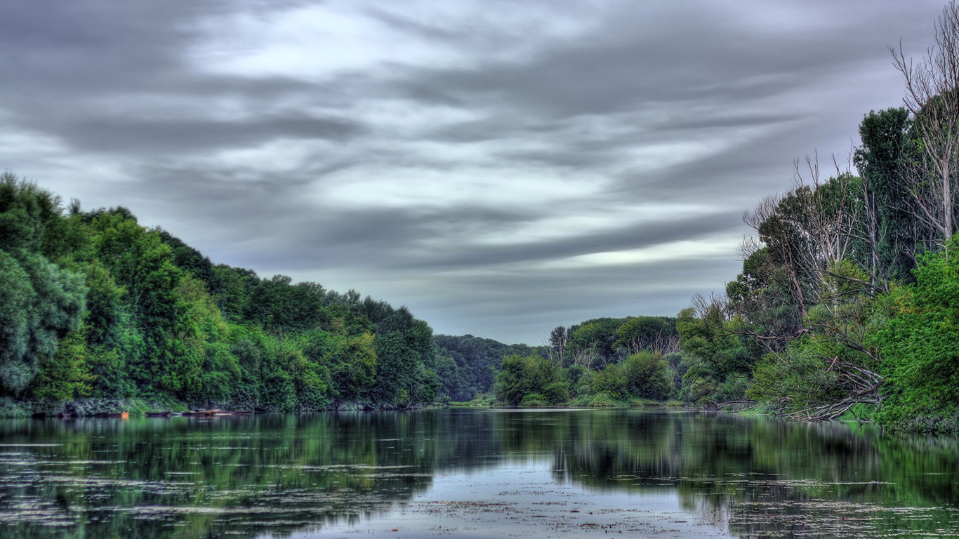 Krásně poskytnuté Krajina tapety (6) #14 - 1366x768