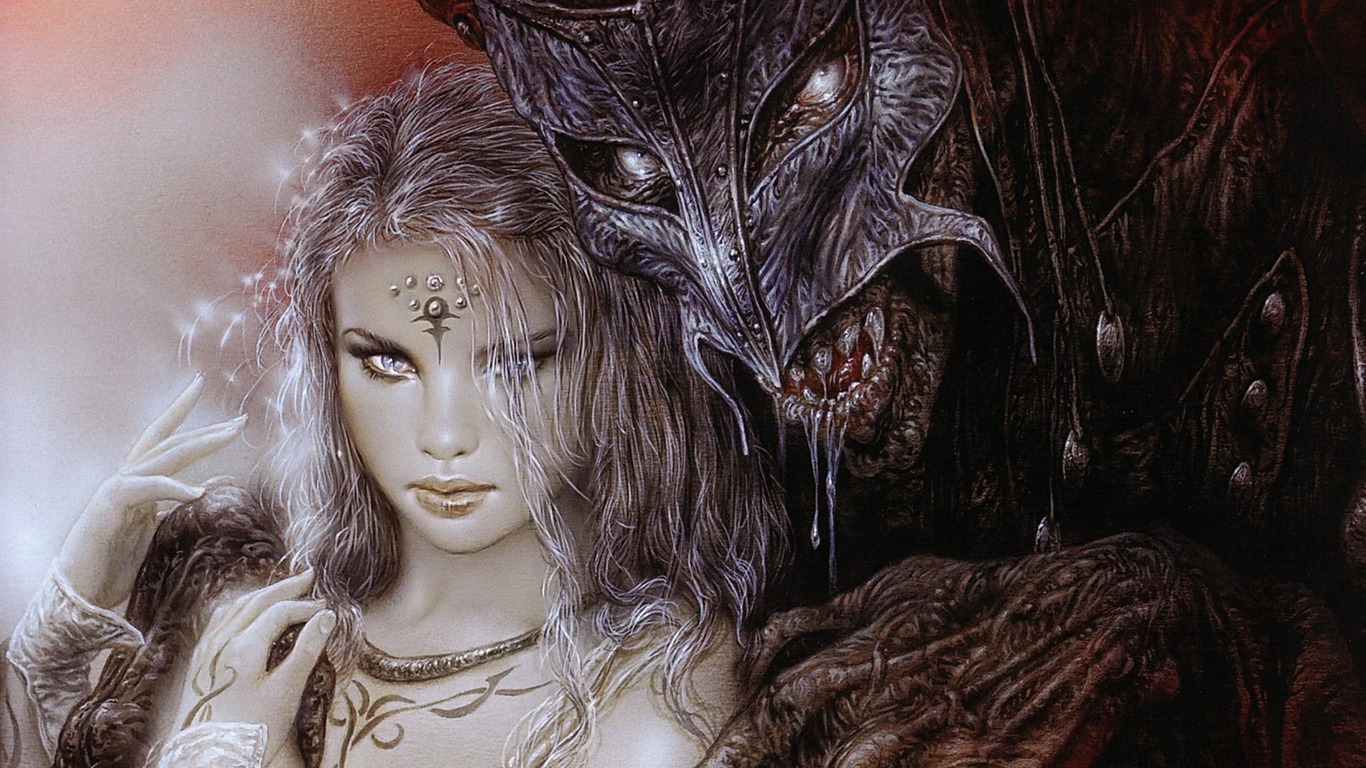 Podvratný ruka-malované tapety (1) #11 - 1366x768