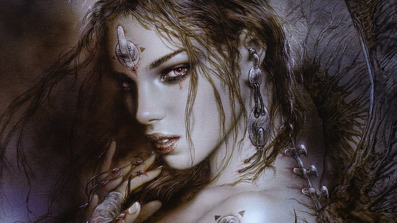 Podvratný ruka-malované tapety (1) #14 - 1366x768