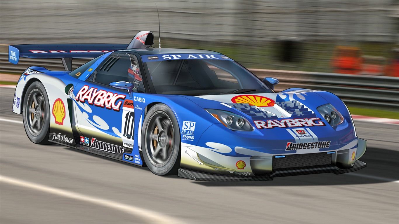 Beautiful wallpaper car draw (2) #4 - 1366x768