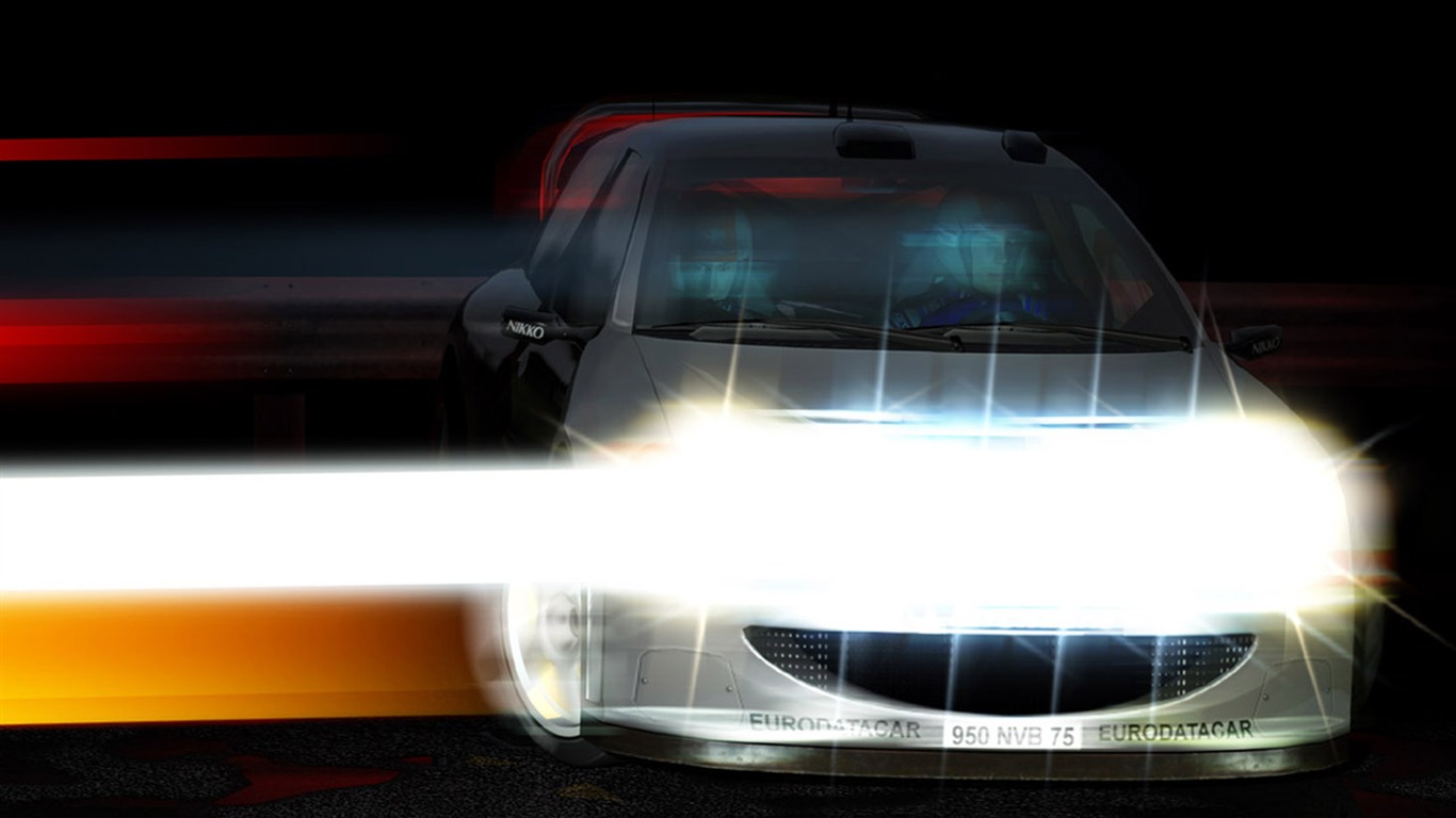 1280遊戲汽車 壁紙(三) #11 - 1366x768