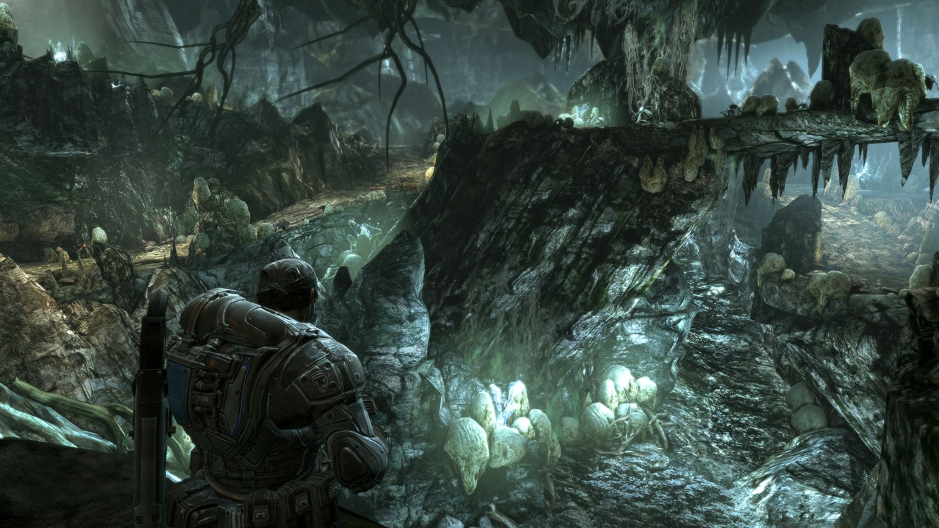 Gears of War 2 HD tapetu (2) #4 - 1366x768