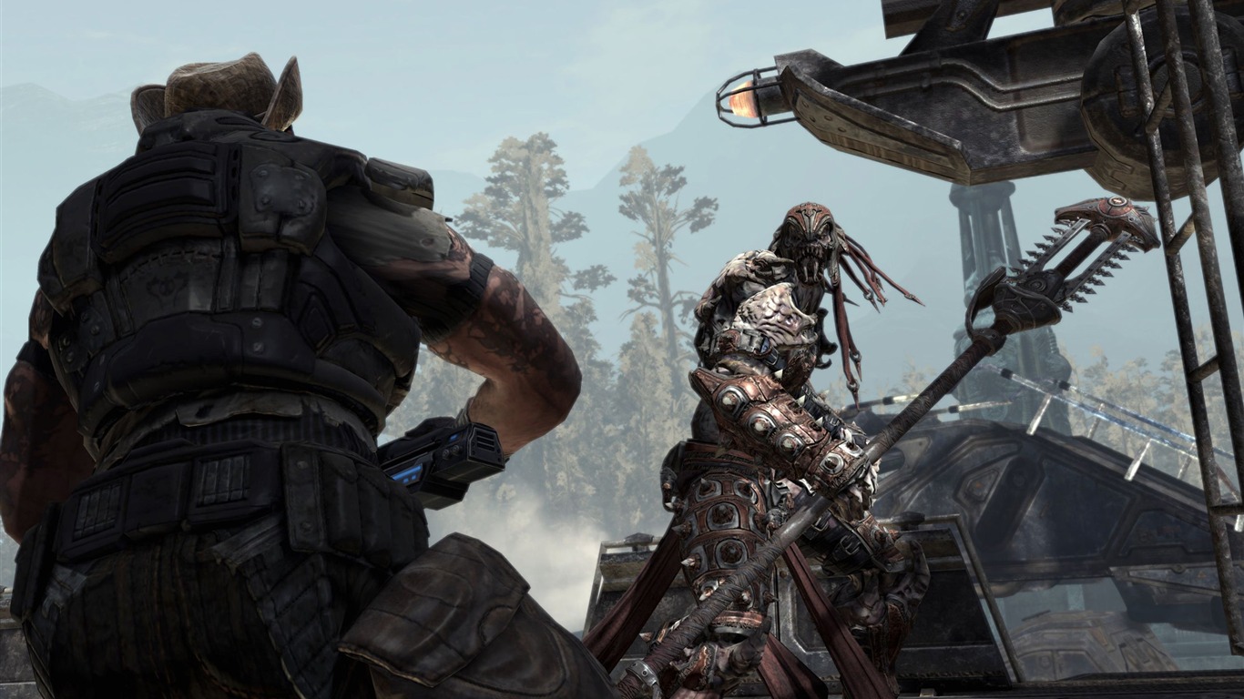 Gears Of War 2 HD wallpaper (2) #5 - 1366x768