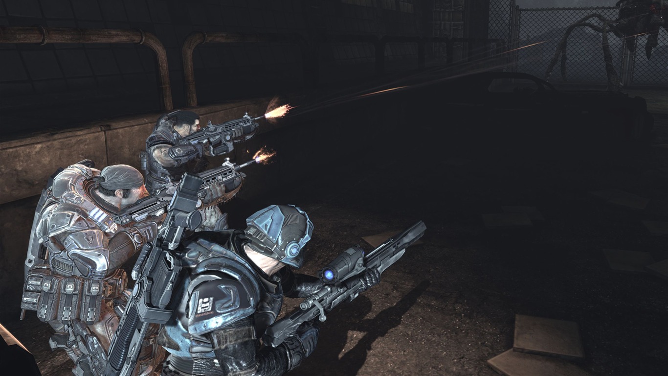 Gears Of War 2 戰爭機器2 高清壁紙(二) #8 - 1366x768