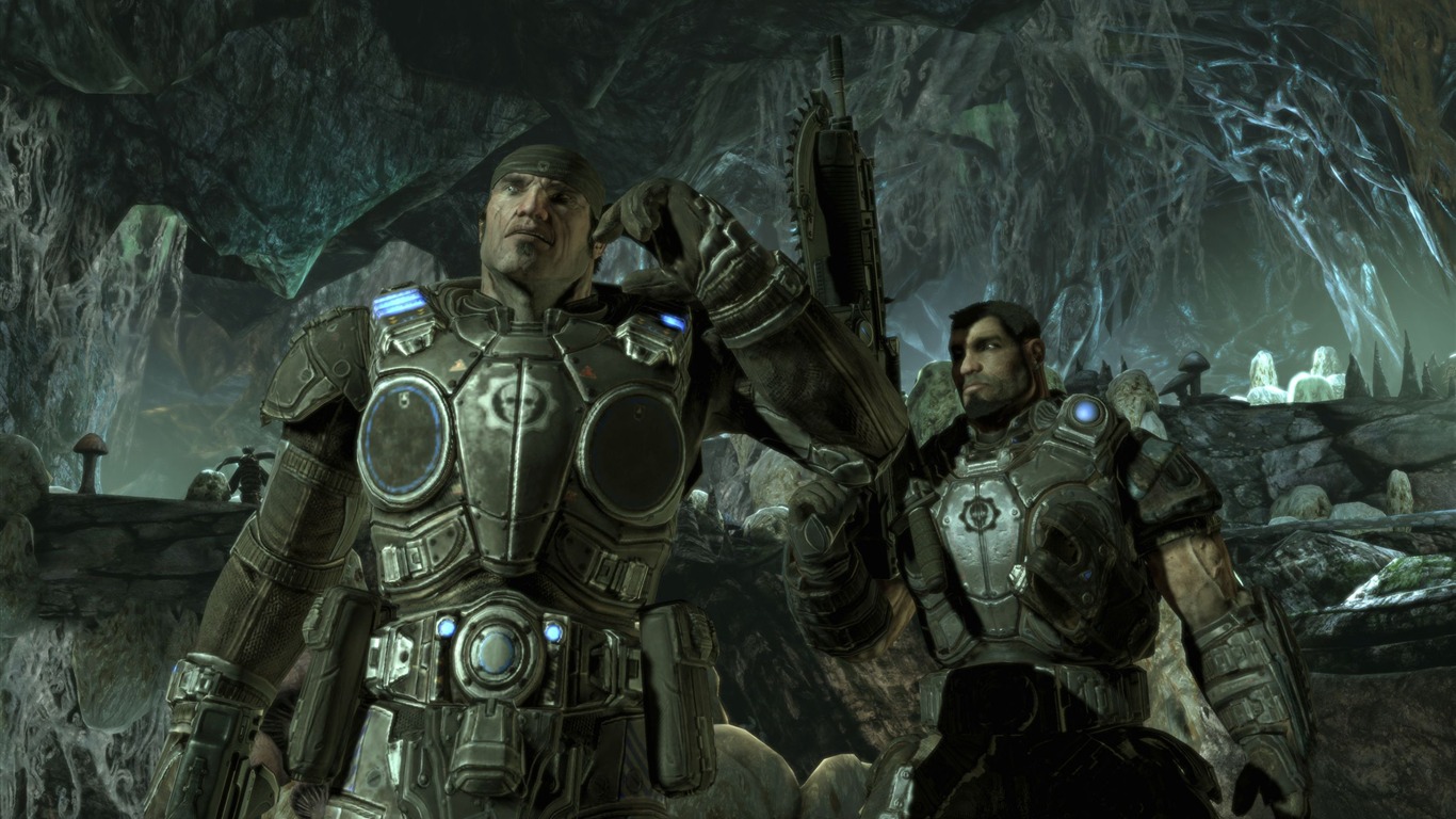 Gears of War 2 HD tapetu (2) #11 - 1366x768