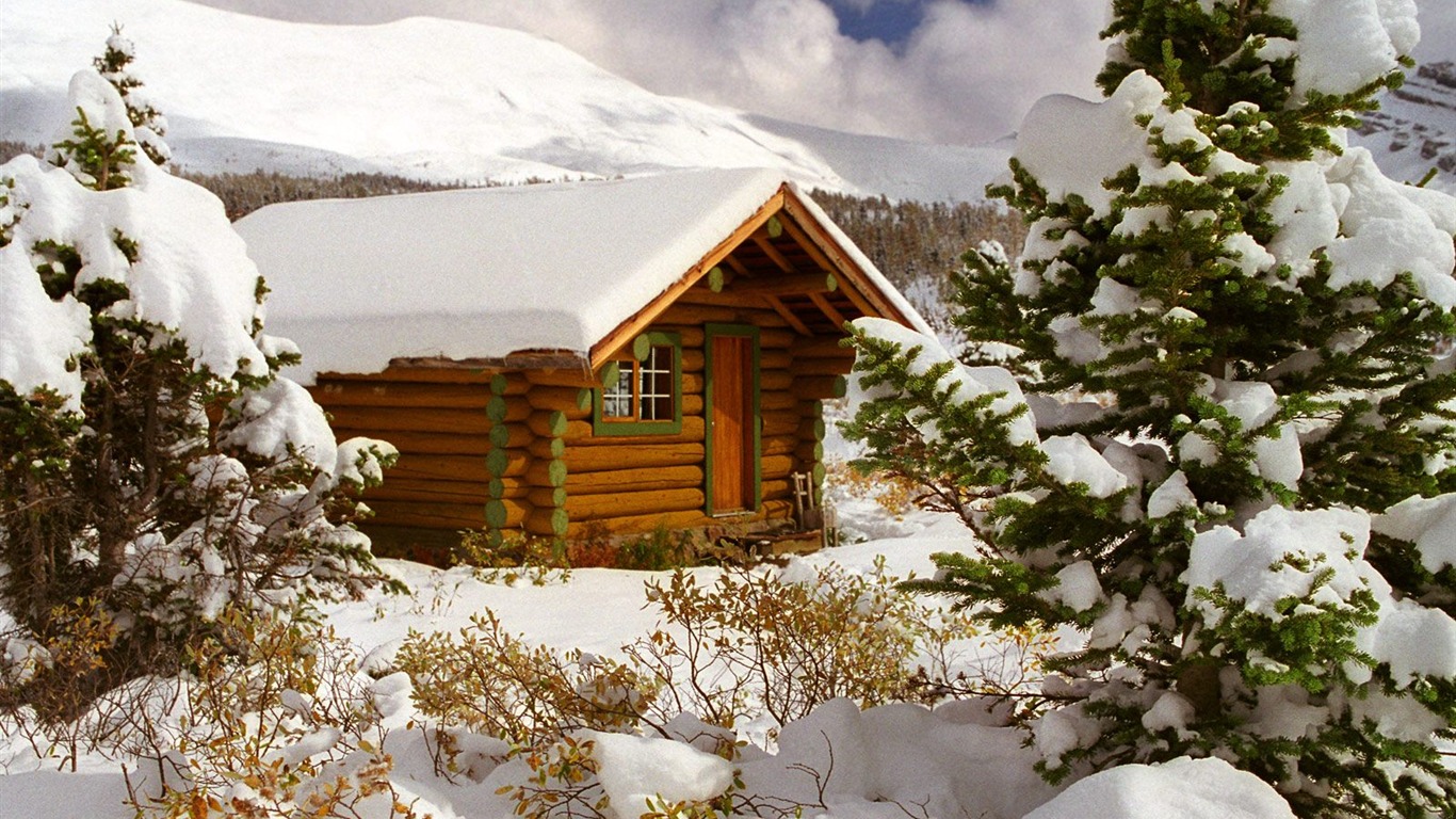 雪山雪景合集 壁紙(三) #1 - 1366x768
