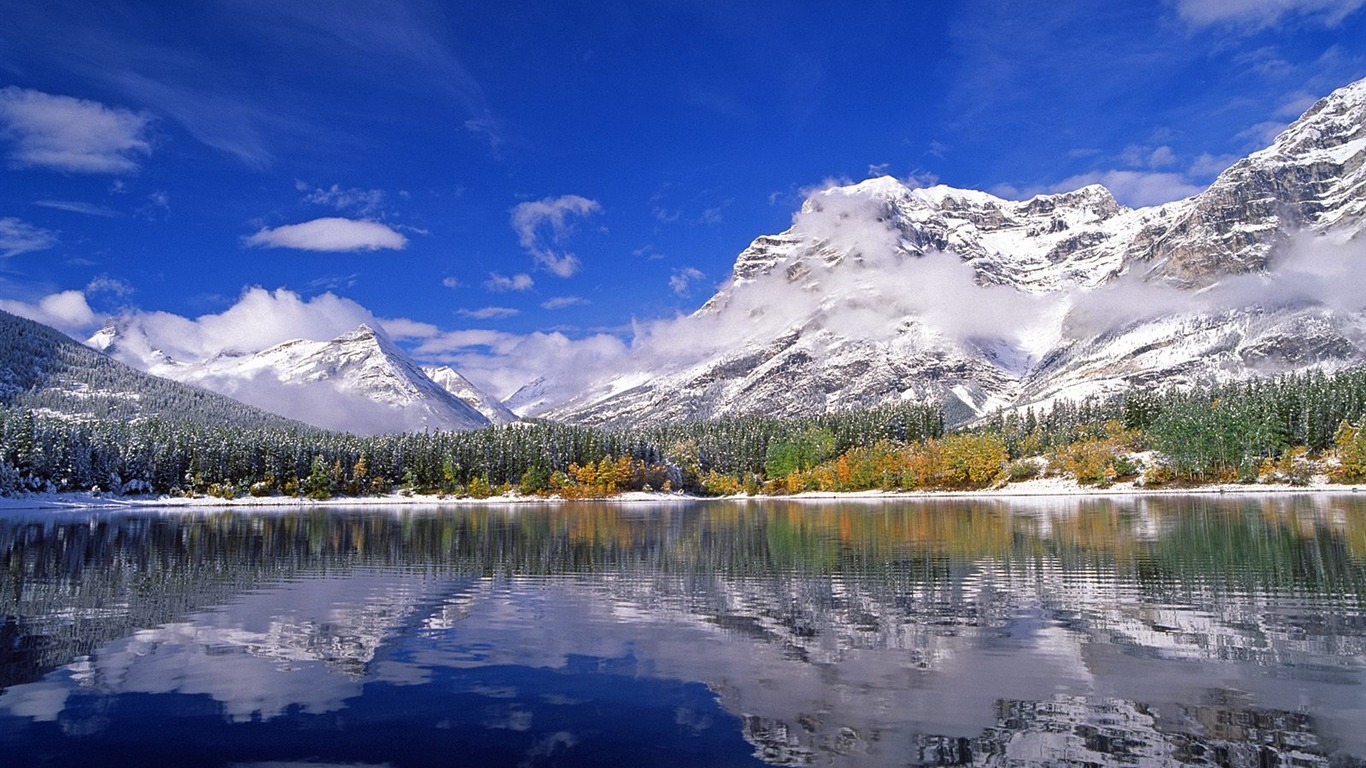 雪山雪景合集 壁紙(三) #3 - 1366x768