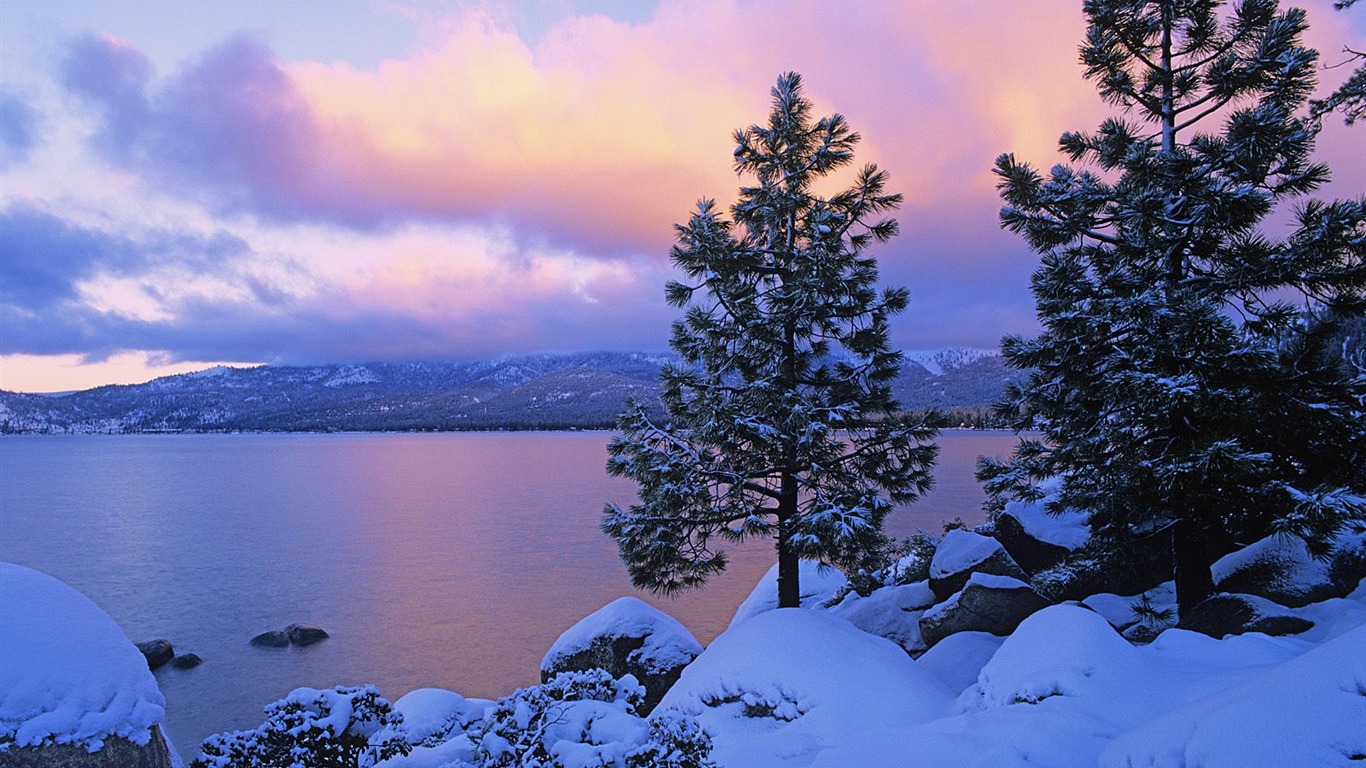 雪山雪景合集 壁紙(三) #7 - 1366x768