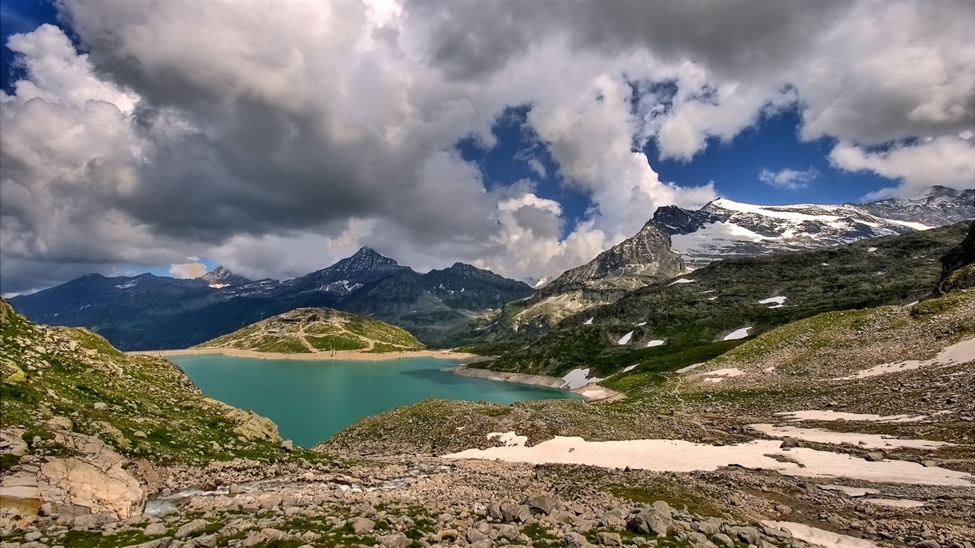 Wunderschön gerenderten Landschaften Wallpaper (7) #10 - 1366x768