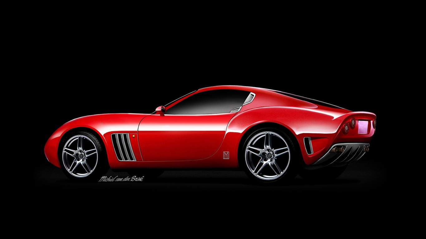 album wallpaper Ferrari (3) #8 - 1366x768