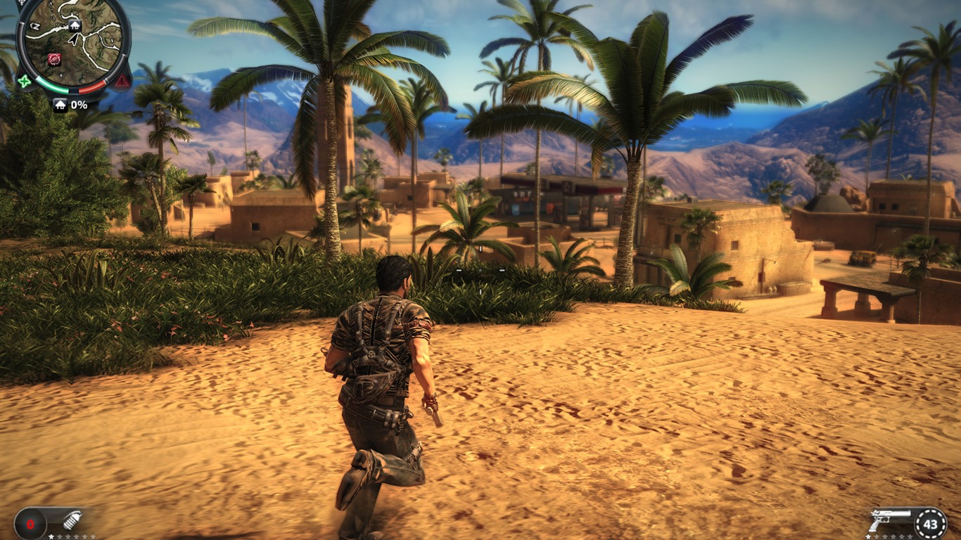 Just Cause 2 fonds d'écran HD #5 - 1366x768