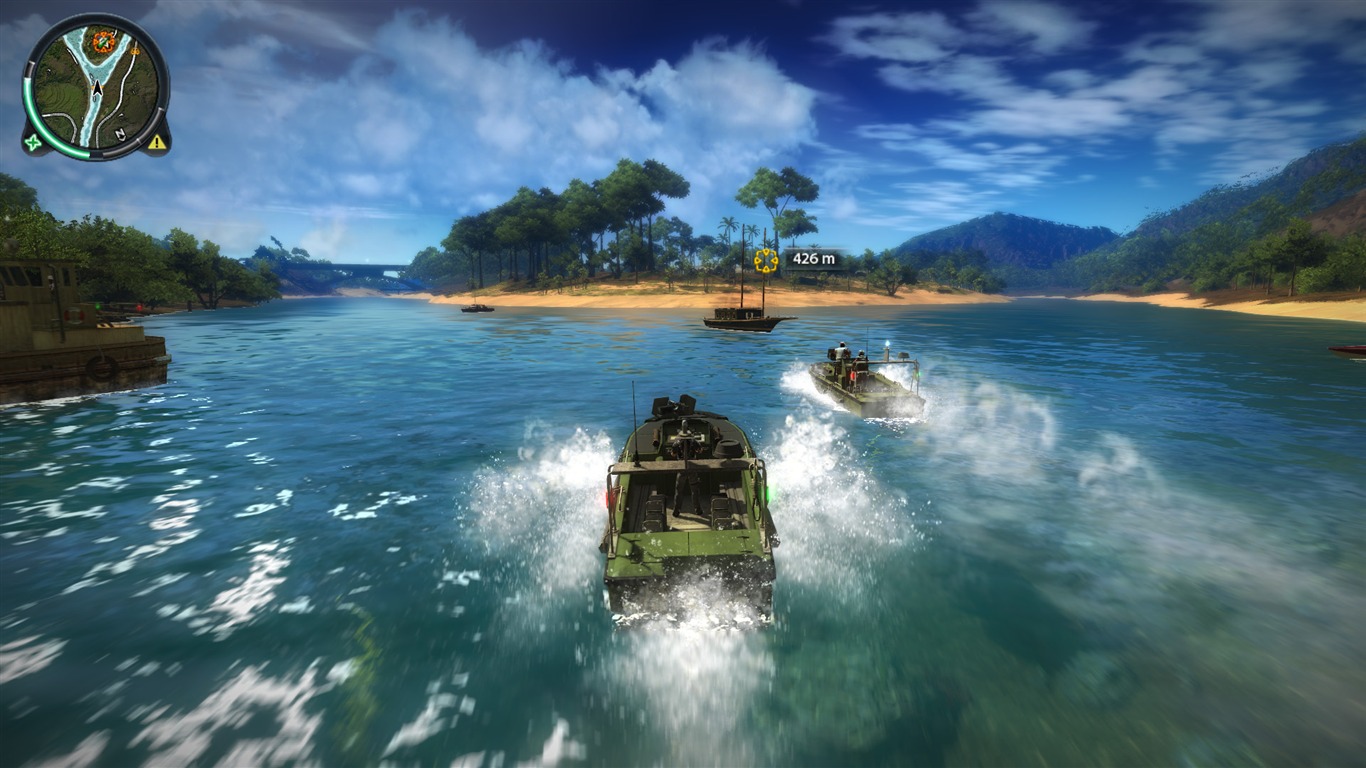 Just Cause 2 fonds d'écran HD #10 - 1366x768