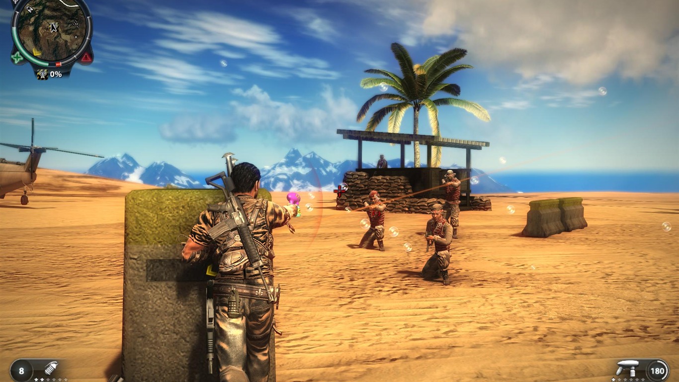 Just Cause 2 fonds d'écran HD #16 - 1366x768