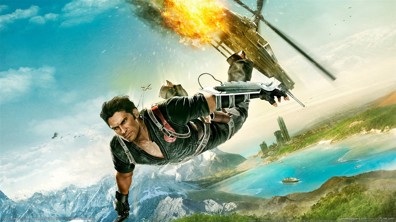 Just Cause 2 HD papel tapiz #19 - 1366x768