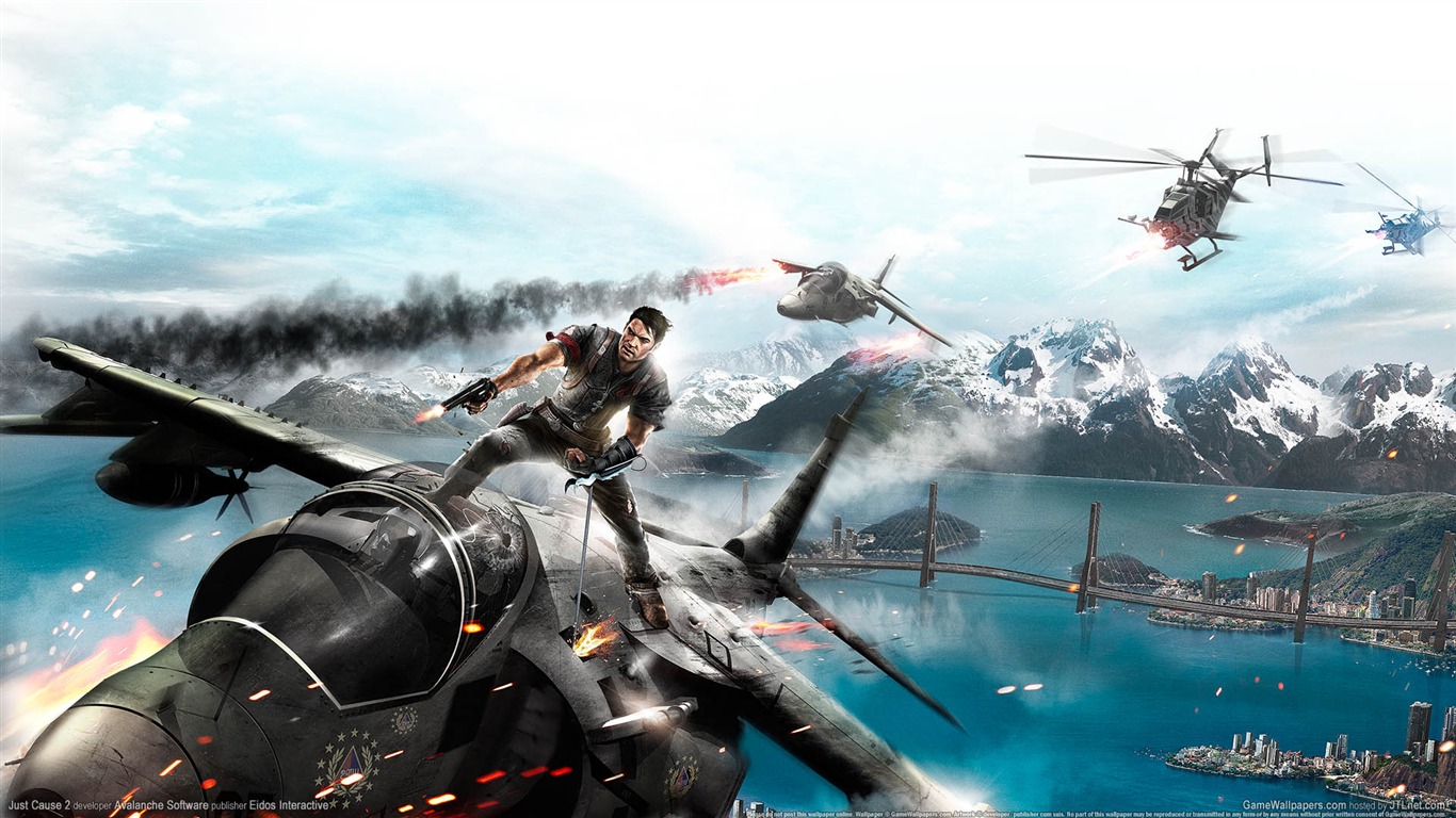 Just Cause 2 fonds d'écran HD #20 - 1366x768