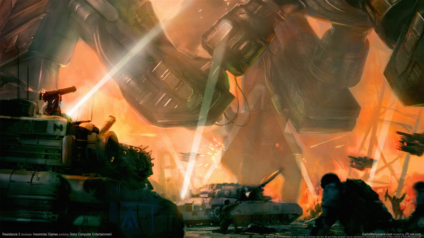 Resistance 2 抵抗 2 高清壁纸9 - 1366x768