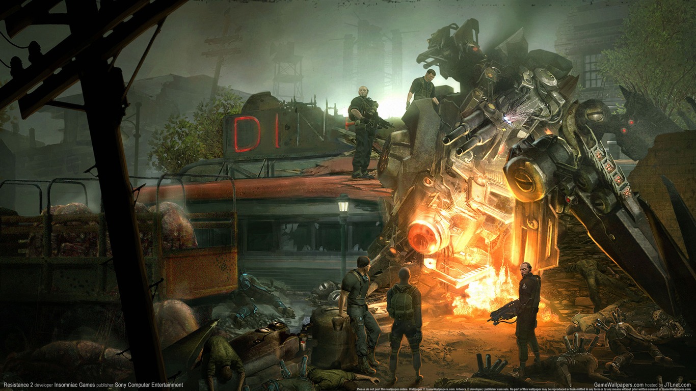 Resistance 2 抵抗 2 高清壁紙 #12 - 1366x768