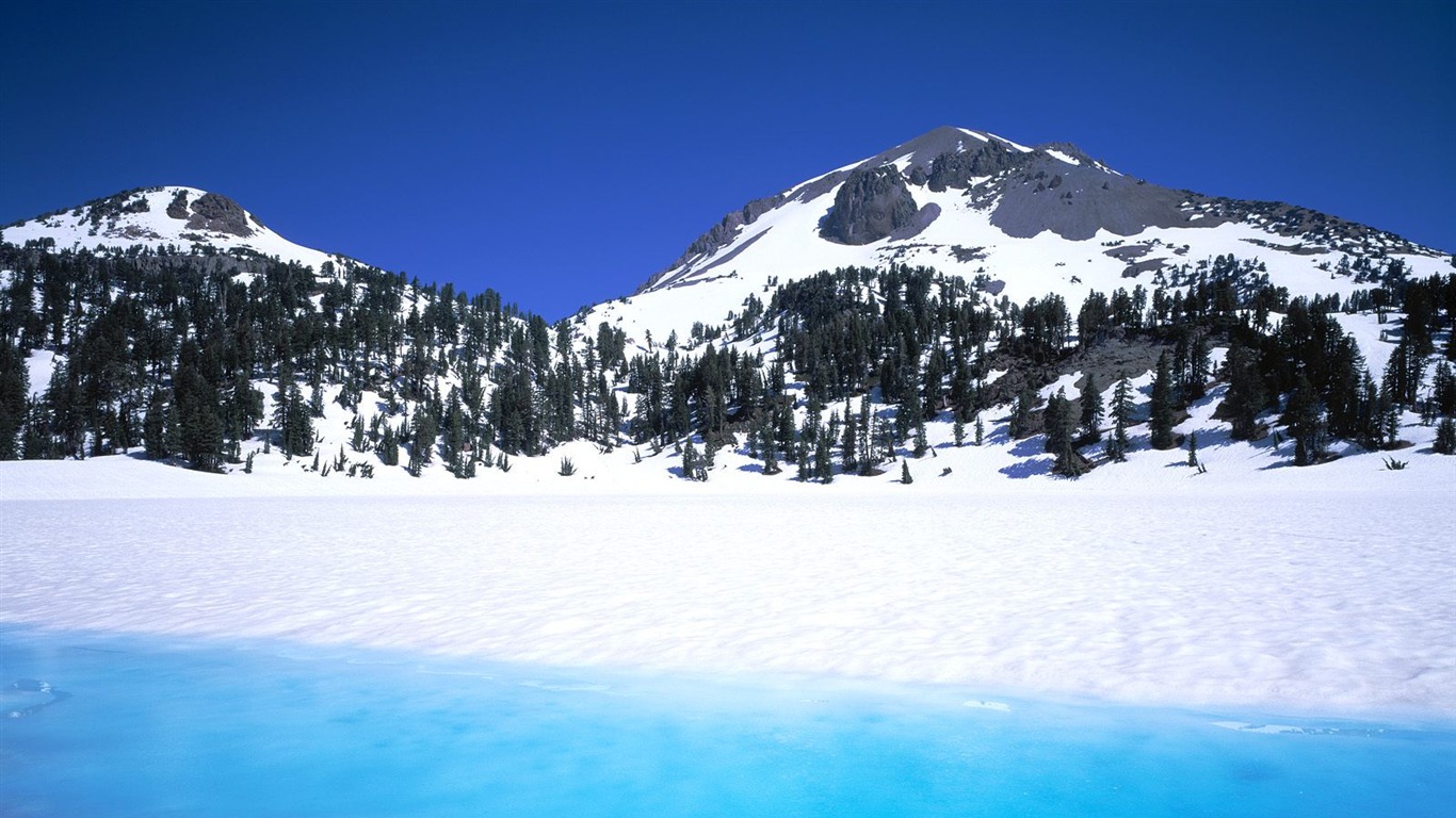 雪山雪景合集 壁纸(四)1 - 1366x768