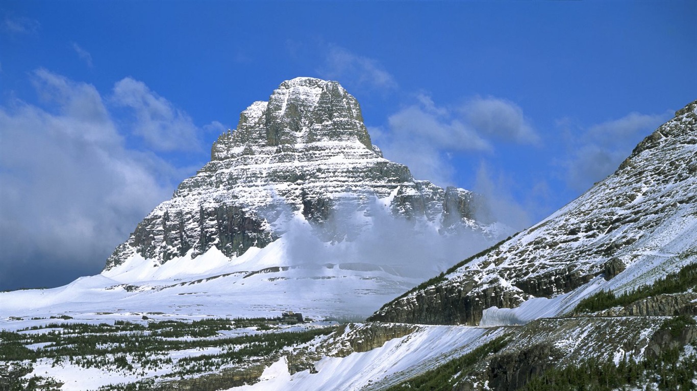 雪山雪景合集 壁紙(四) #8 - 1366x768