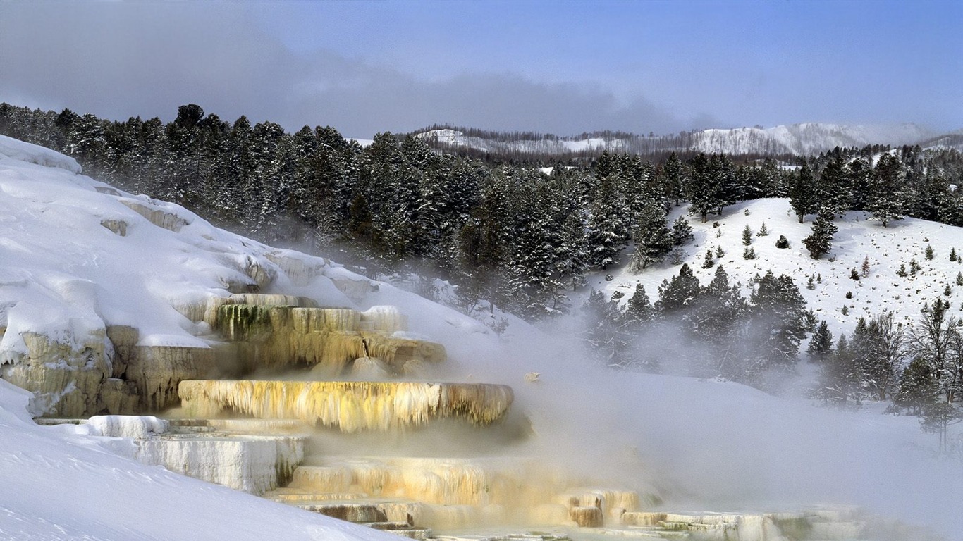 雪山雪景合集 壁纸(四)10 - 1366x768