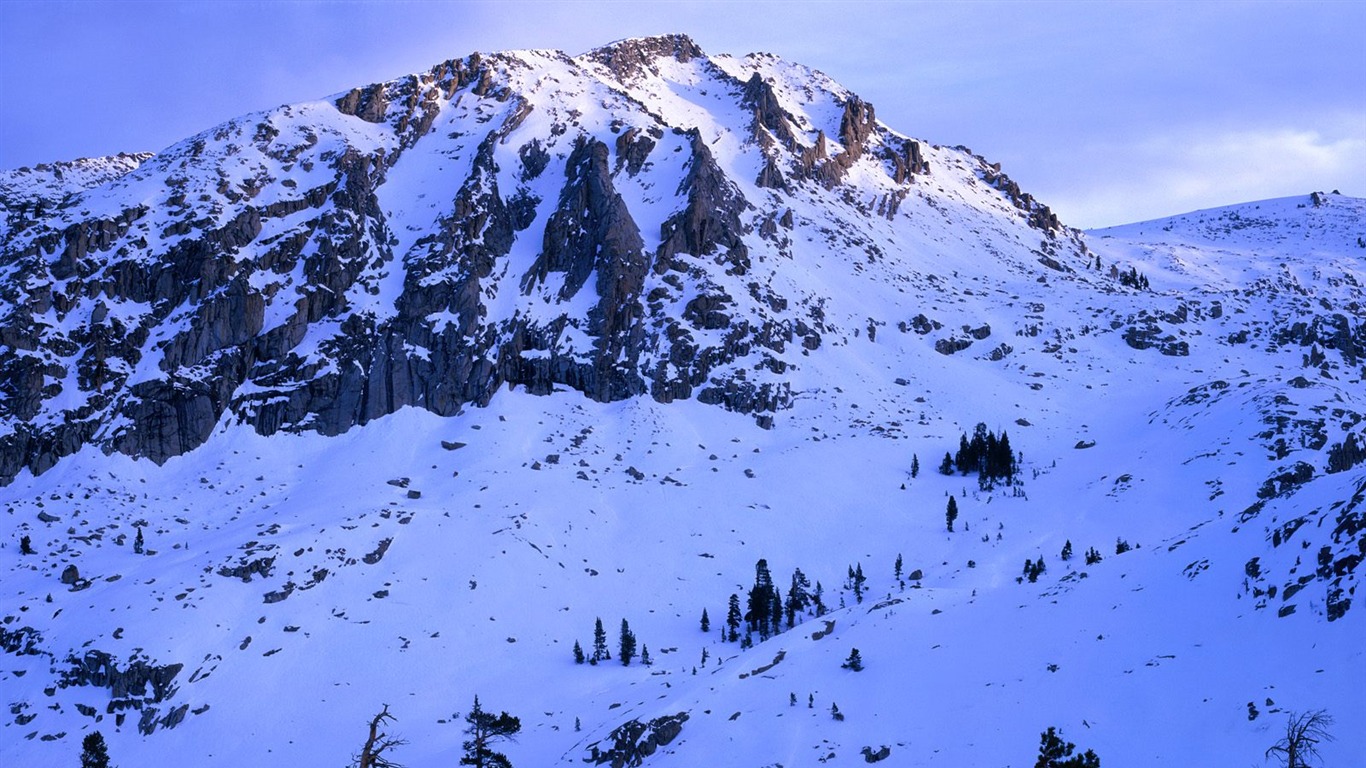 雪山雪景合集 壁紙(四) #14 - 1366x768