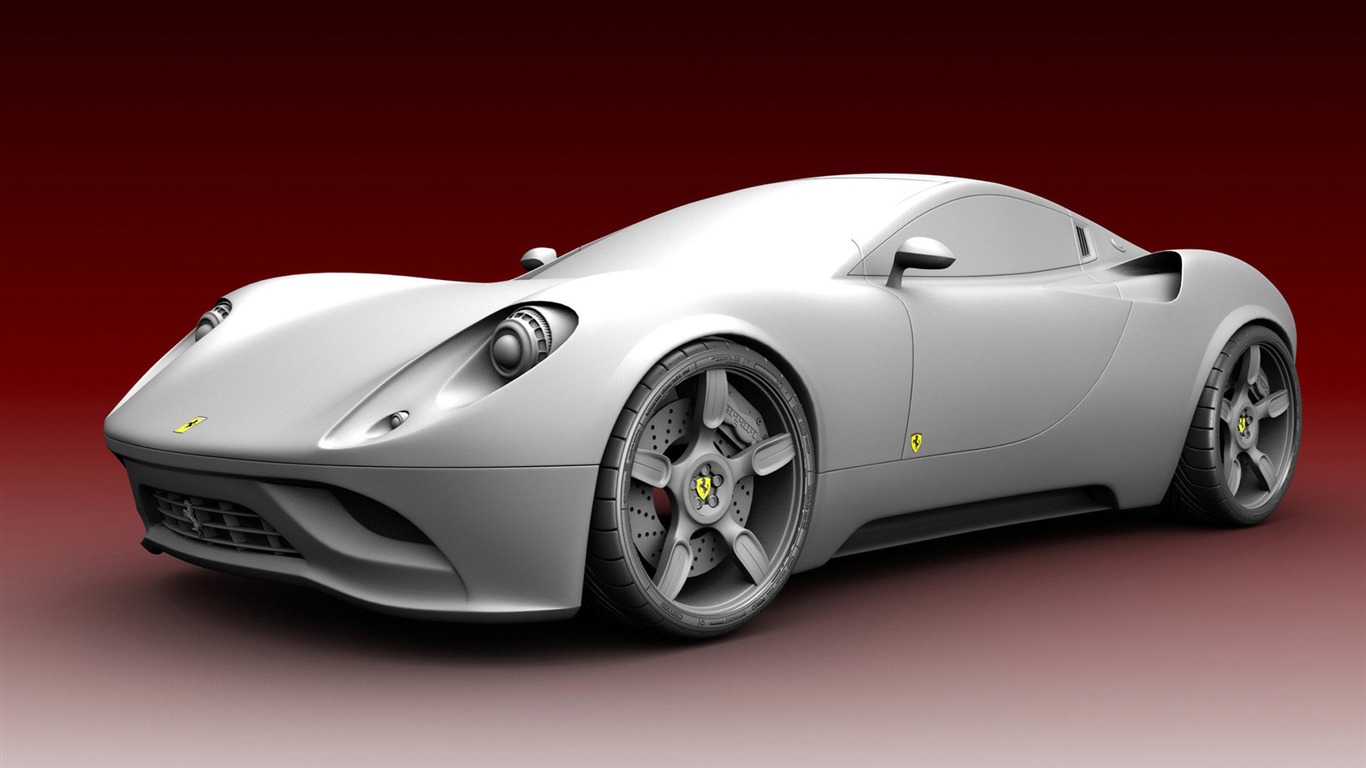 album wallpaper Ferrari (4) #7 - 1366x768