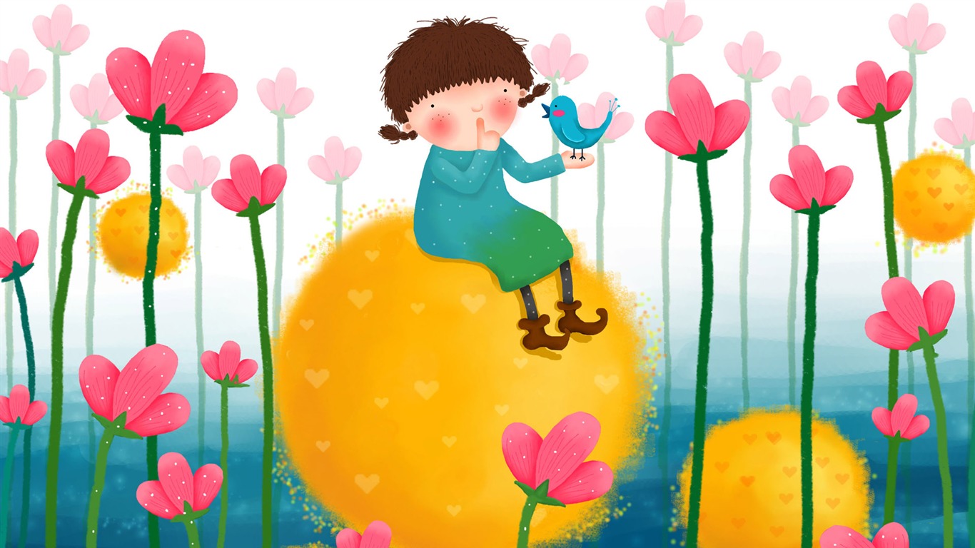 Velká karikatura tapety (2) #18 - 1366x768