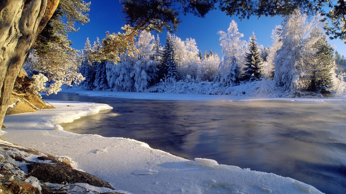 雪山雪景合集 壁紙(五) #3 - 1366x768