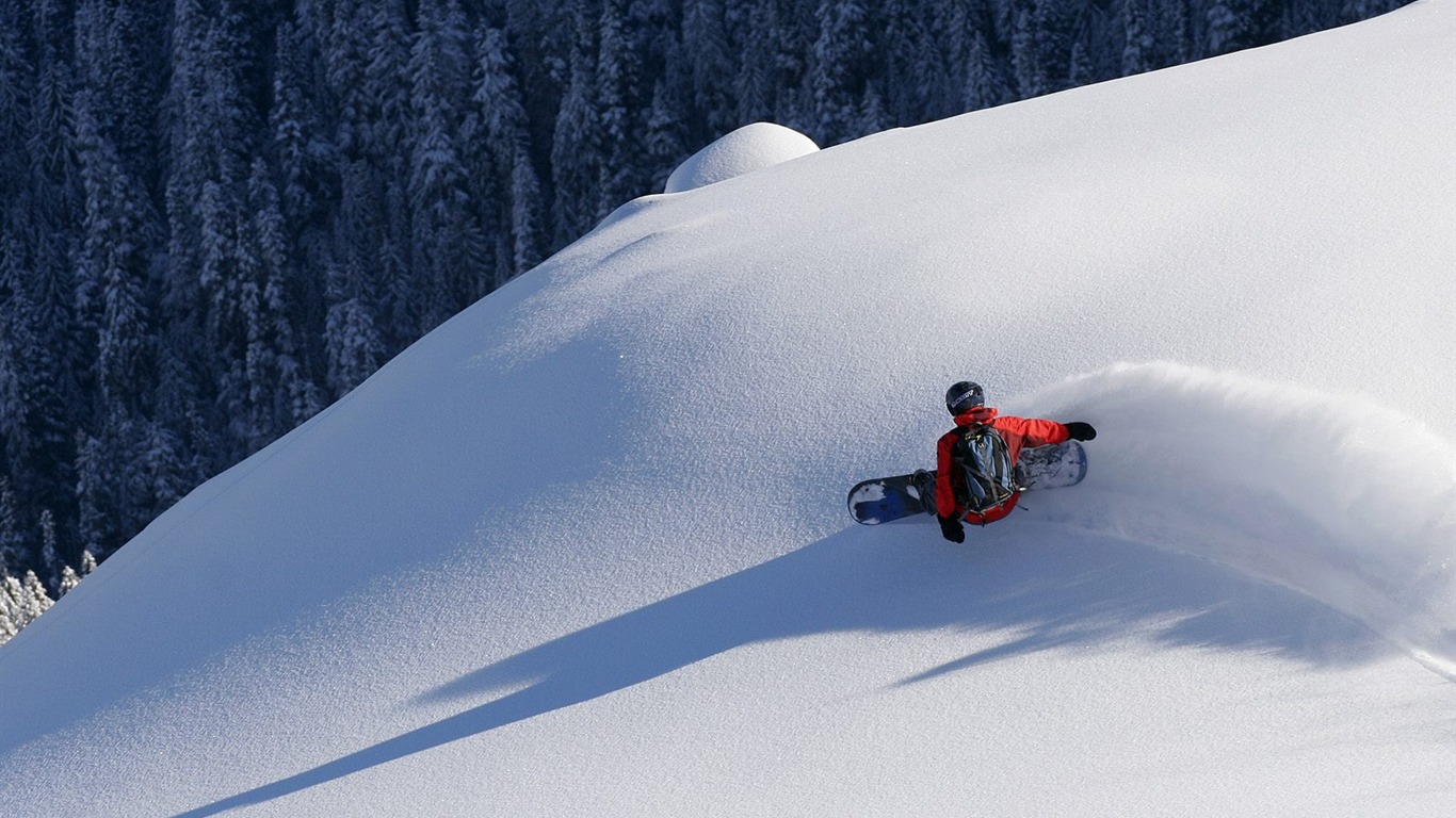 雪山雪景合集 壁纸(五)6 - 1366x768