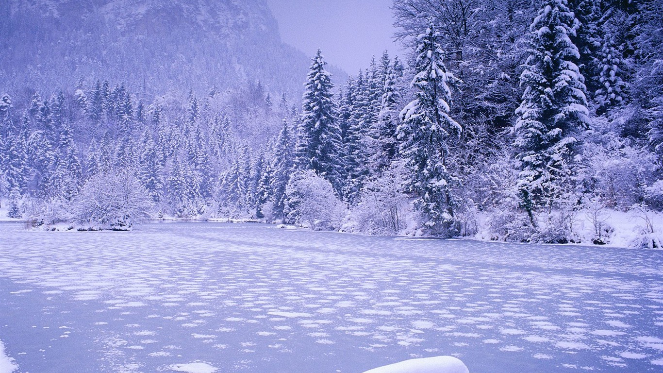 雪山雪景合集 壁纸(五)11 - 1366x768