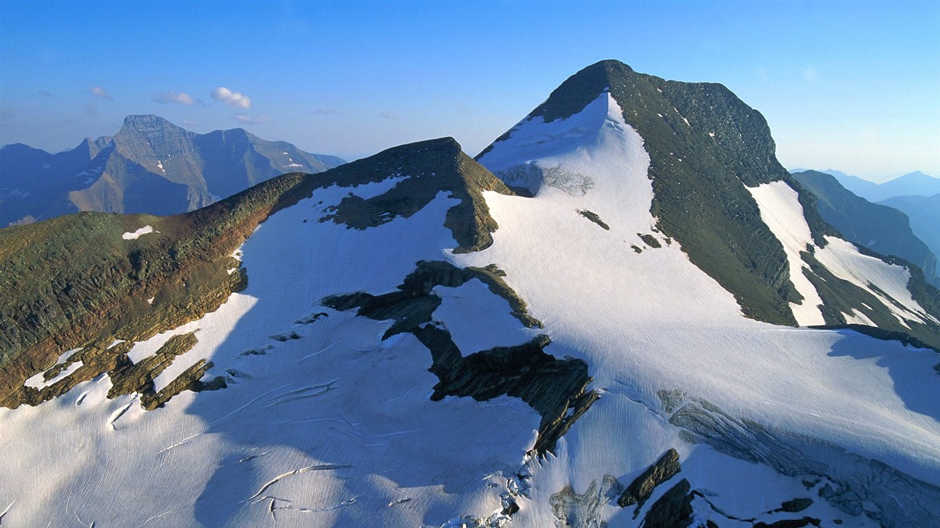 雪山雪景合集 壁纸(五)17 - 1366x768