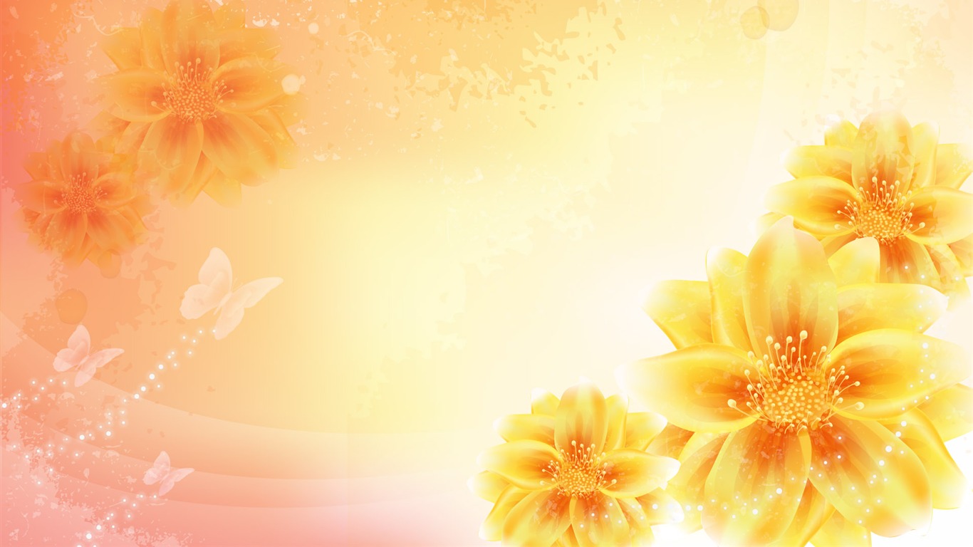 Bright color background wallpaper (15) #1 - 1366x768