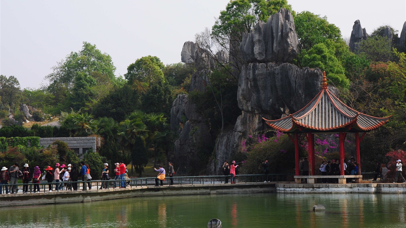 Stone Forest in Yunnan line (2) (Khitan wolf works) #18 - 1366x768