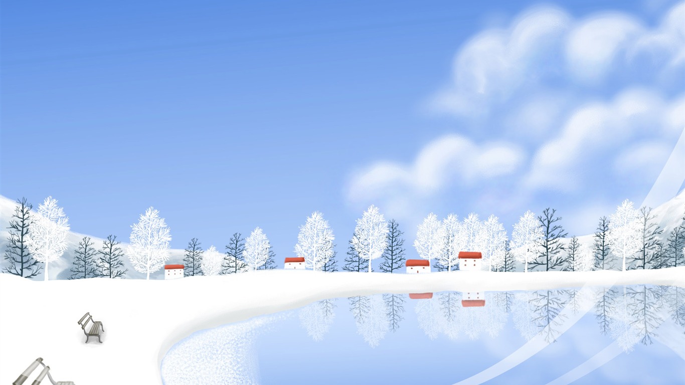 Velká karikatura tapety (3) #2 - 1366x768