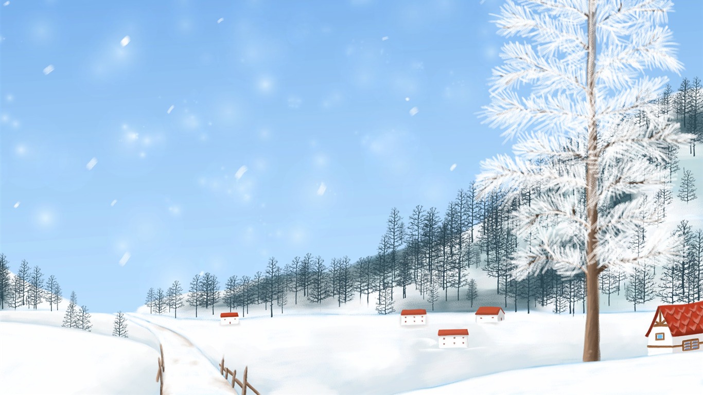 Velká karikatura tapety (3) #4 - 1366x768