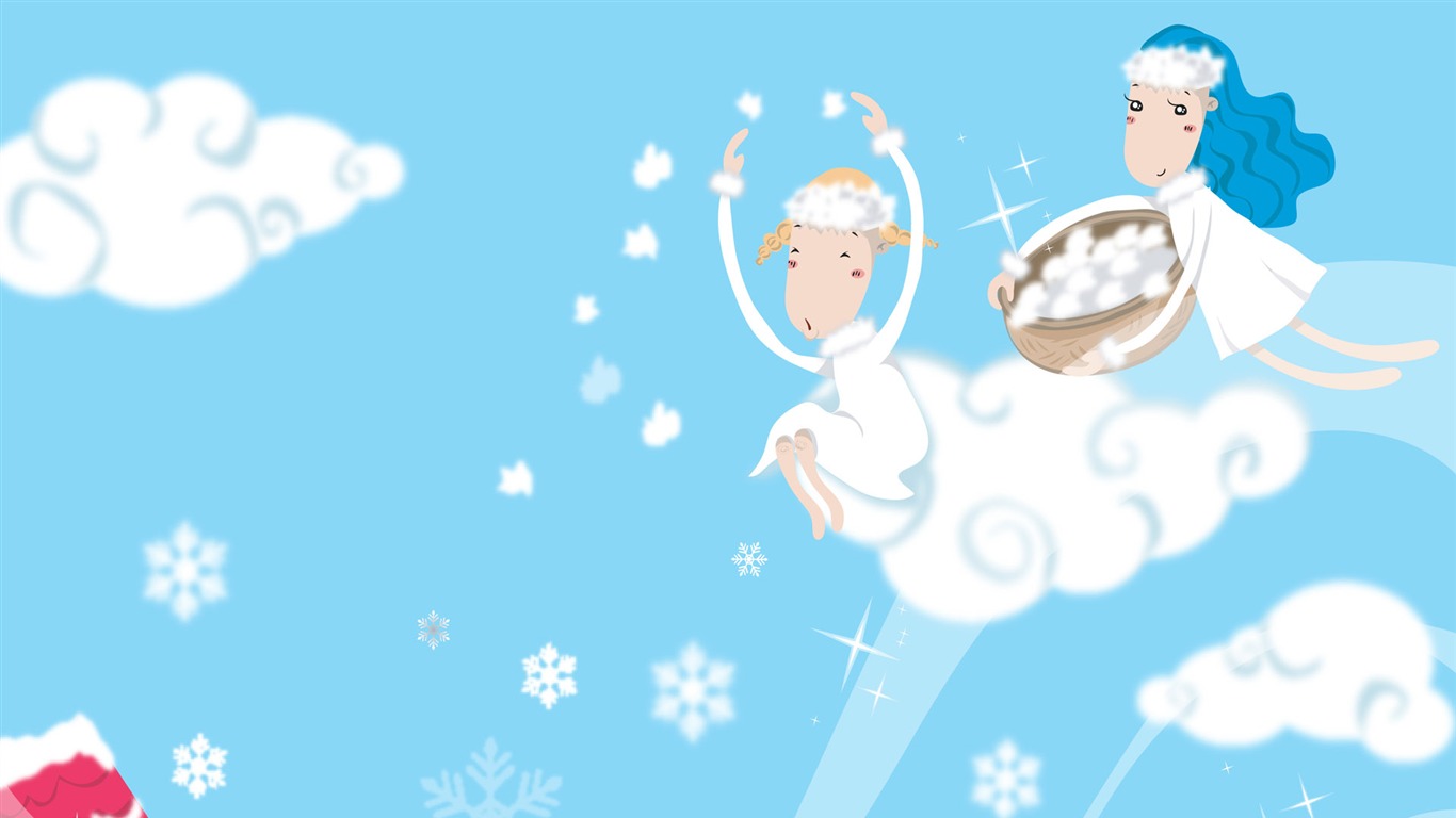 Velká karikatura tapety (3) #6 - 1366x768