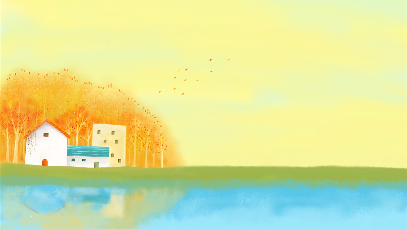 Velká karikatura tapety (3) #14 - 1366x768