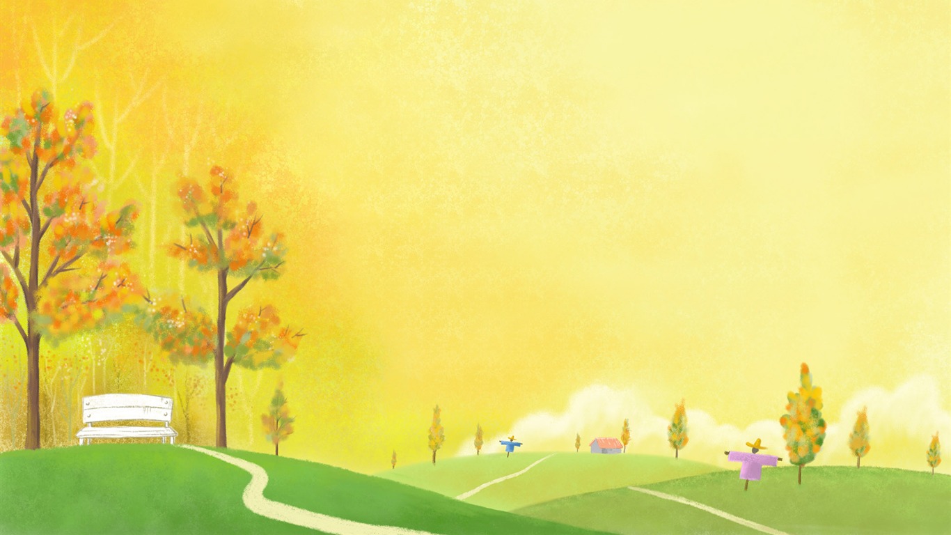 Velká karikatura tapety (3) #19 - 1366x768