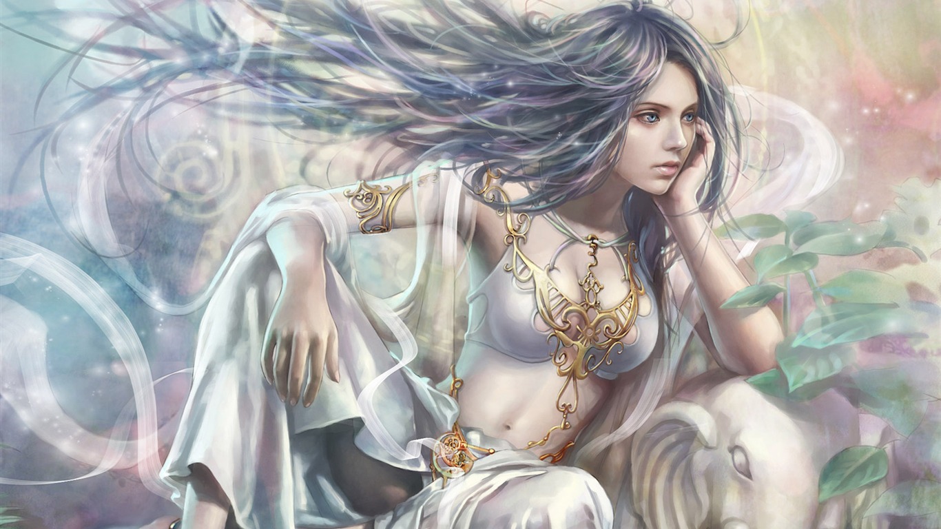 I-ChenLin CG HD Tapety práce #2 - 1366x768